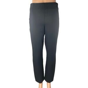 Spanx Black High Waisted Straight Leg Activewear Trousers Leggings Pants Size M